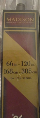 Varilla de cortina Levolor Signature 66 pulgadas - 120 pulgadas (168-305 cm) Madison Collection E850 Foto 1 de 3