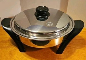 Saladmaster Electric Skillet 304/316Ti Titanium Stainless Oil Core SA010OCU - Bild 1 von 15
