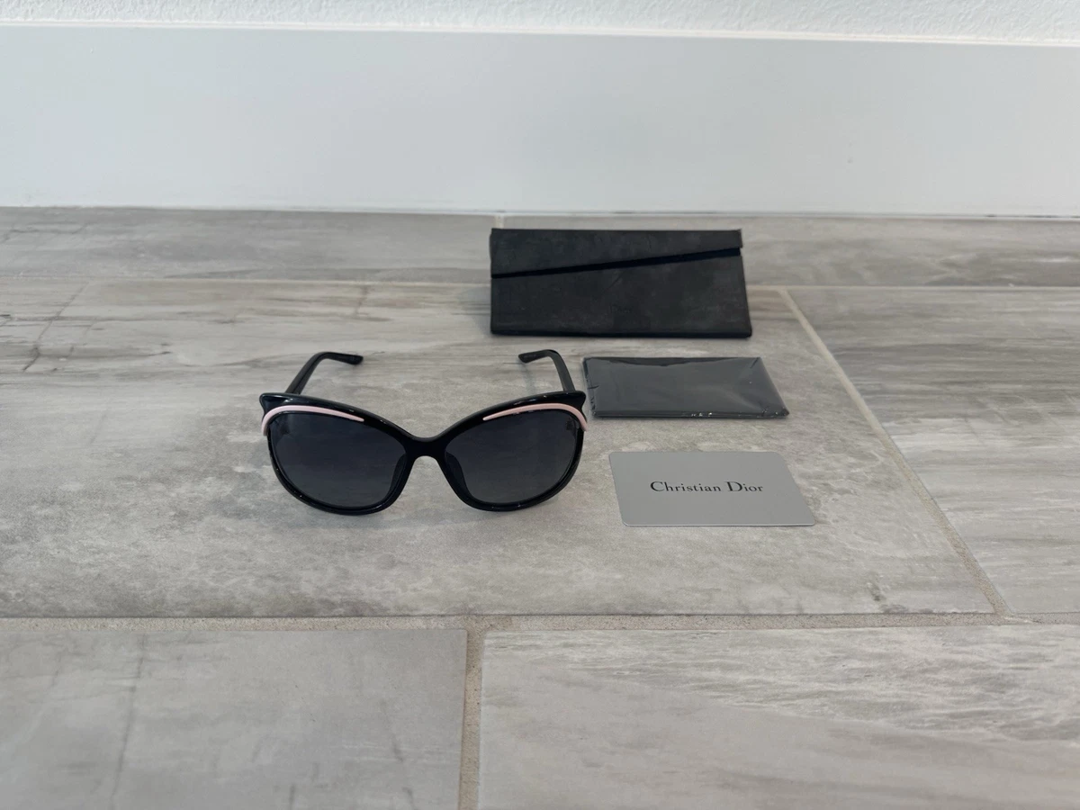 Dior Black and Pink Cat-Eye Sunglasses | eBay display picture 2