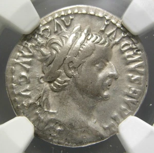 Tiberius AR Denar (16-37 n. Chr.) "Tribute Penny" zertifiziert NGC Auswahl sehr schön - Bild 1 von 6