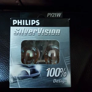Philips Silver Vision PY21W 12496SV 12v 21w - Picture 1 of 3