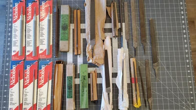 Lote de 87 archivos metálicos NOS, en su mayoría Nicholson hechos en EE. UU. Foto 1 de 4