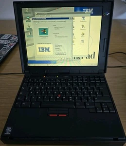 Laptop 12" IBM ThinkPad 380ED Pentium 80Mb Ram Windows 95 Vintage Retro Legacy - Imagen 1 de 14