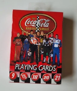 COCA-COLA Racing Family NASCAR DECK of PLAYING CARDS 10 drivers NEW sealed 2003 - Picture 1 of 5