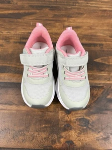 Sportliche Arbeit Kleinkind Mädchen grau Mesh Schnürschuhe Sneaker Schuhe Größe US 7T - Bild 1 von 11