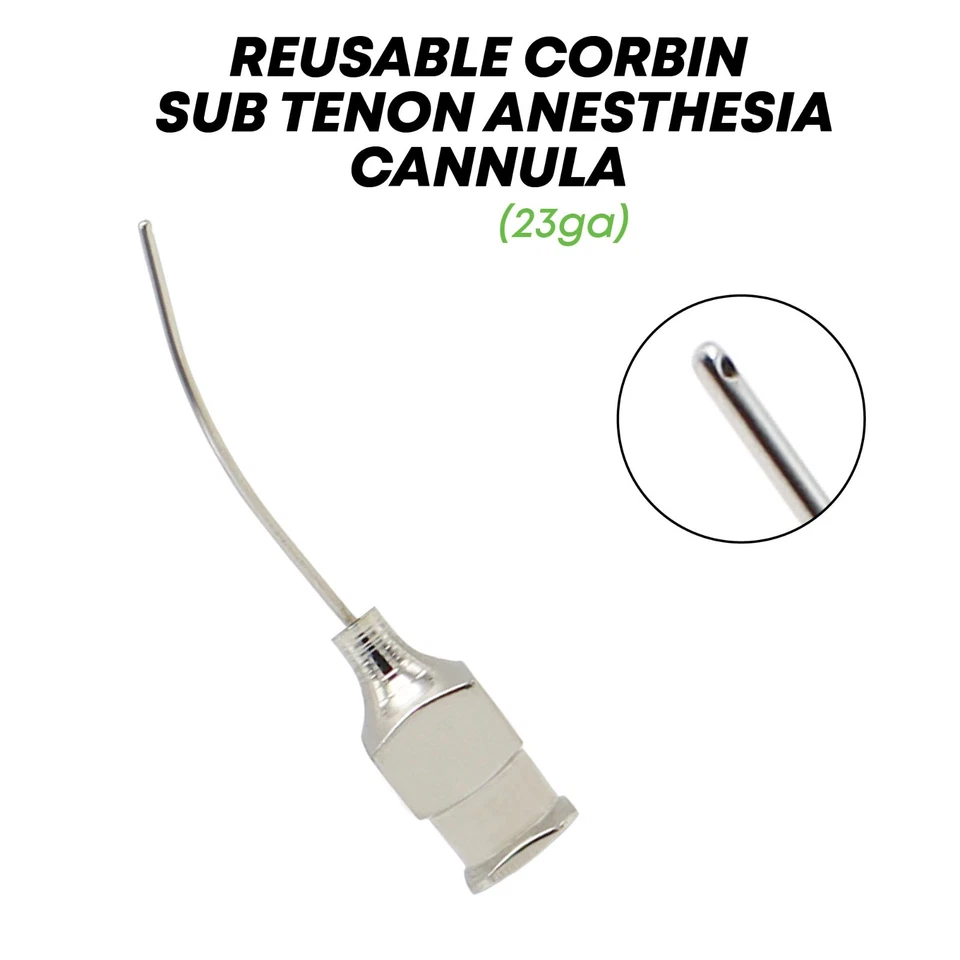 Stevens Sub Tenon Anesthesia Cannula 23 Ga Side Hole Ophthalmic Surgical Tools - Image 1 of 1