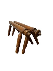 Antique Small Casket Stands 21” Long, Standing 10” Tall - Picture 1 of 13