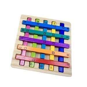 Wooden Raibow Puzzle Creativity Jigsaw Logical for Children Party Toy - Afbeelding 1 van 7