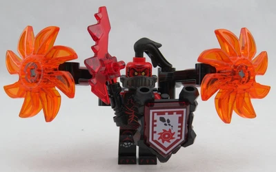 LEGO NEXO CABALLEROS Minifigura GENERAL MAGMAR con Hojas de Sierra Nex056 ENVÍO GRATUITO Foto 1 de 2