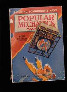 September 1941 Popular Mechanics Magazine Uncle Sam's Iron Fighters Glass - Picture 1 of 1