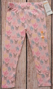 Girls Sz XS (4) Leggings/Pants I Love You Hand Sign NWT Gymboree - 241931585 - Picture 1 of 2