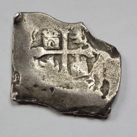 1700-1733 Mexico Cob 8 Reales Spanish Colonial Silver Coin 23g Shipwreck *D185 Cover