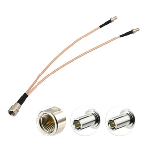 FME Male to 2X TS9 Splitter cable RG316 for Netgear Nighthawk M6 MR6500 MR6110 - Picture 1 of 7
