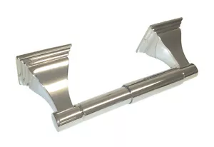 Polished Chrome Bathroom Bath Hardware Accessories Tissue Holder Square Base - Picture 1 of 1