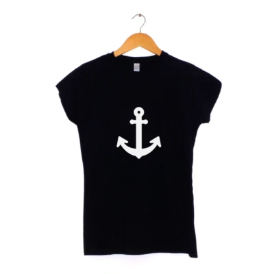 Anchor Nautical | Womens T-Shirt | MANY COLOURS | Hipster - Изображение 1 из 4