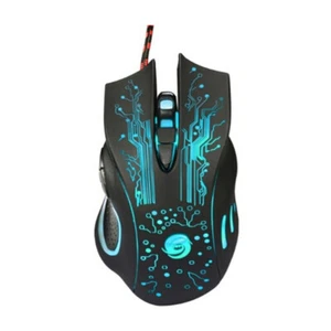 LED Optical USB Gaming Mouse 6 Buttons Game Computer Mice for PC Laptop with - Afbeelding 1 van 11