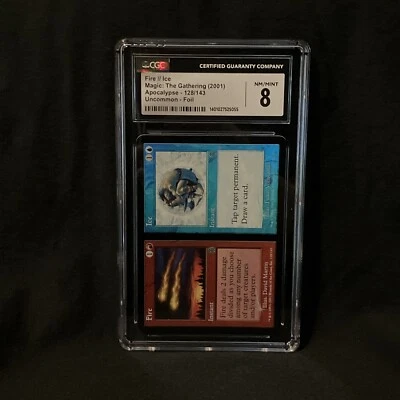 Fire   Ice FOIL Apocalypse NM/MINT CGC (5025) Gr 8 MTG Magic - Image 1 of 3