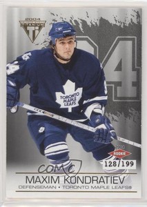2003-04 Pacific Private Stock Titanium /199 Maxim Kondratiev #137 Rookie RC
