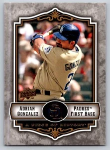 2009 Upper Deck A Piece of History #76 Adrian Gonzalez San Diego Padres - Picture 1 of 2
