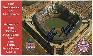 1995 Texas Rangers All Star Game Postal Benji Gil *autografiada* SGA - Imagen 1 de 1