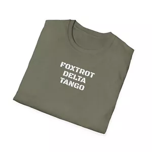 FDT - Foxtrot Delta Tango Unisex Softstyle T-Shirt, Eat the Rich - Picture 1 of 73