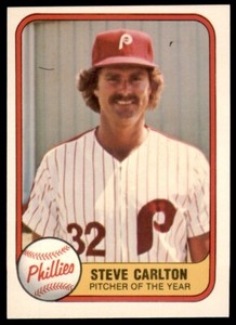 1981 Fleer Steve Carlton Philadelphia Phillies #6C