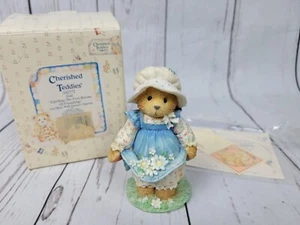 Cherished Teddies 103772 Gail "Catching The First Blooms of Friendship" Daisies - Picture 1 of 6