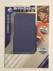 2021-22 SP Game Used Connor McDavid BYW-CM Western Conference Banner Oilers - Picture 1 of 2