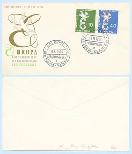 Germany 1958 #790-91 Europa First Day Cover FDC - Picture 1 of 1