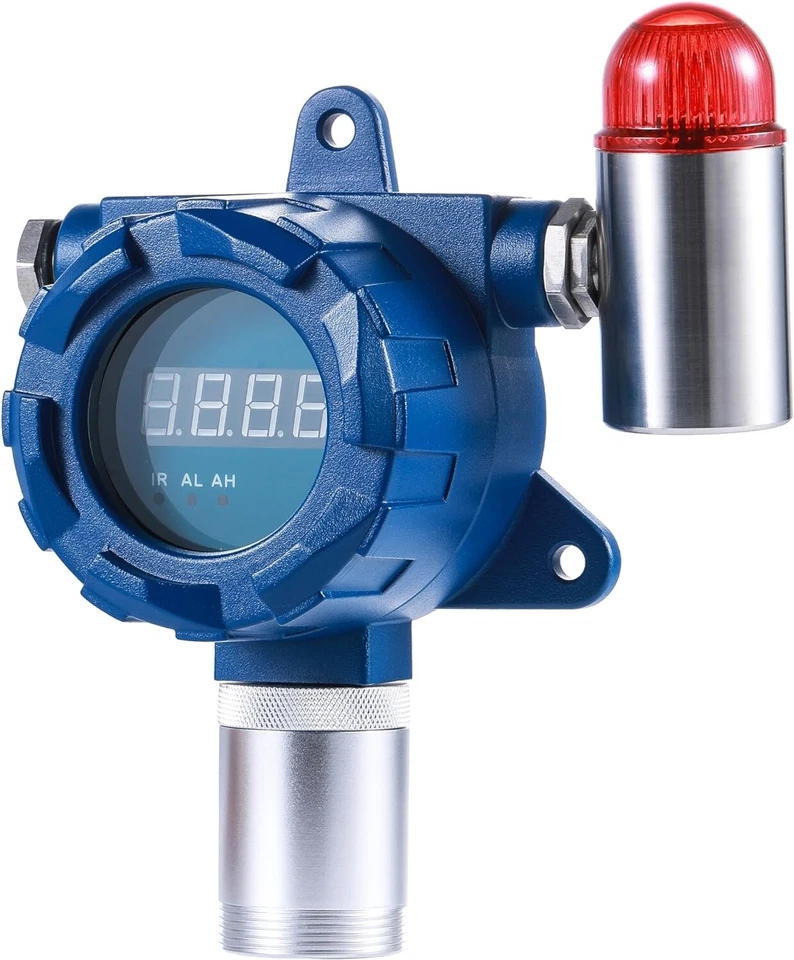 VTSYIQI Fixed NH3 Gas Detector Ammonia Gas Leak Detector Concentration Meter 0-200PPM