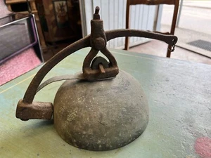 Uralte Tiroler Hausglocke aus Bronze toller Klang um 1850 aus Bauernhof Achensee - Bild 1 von 24