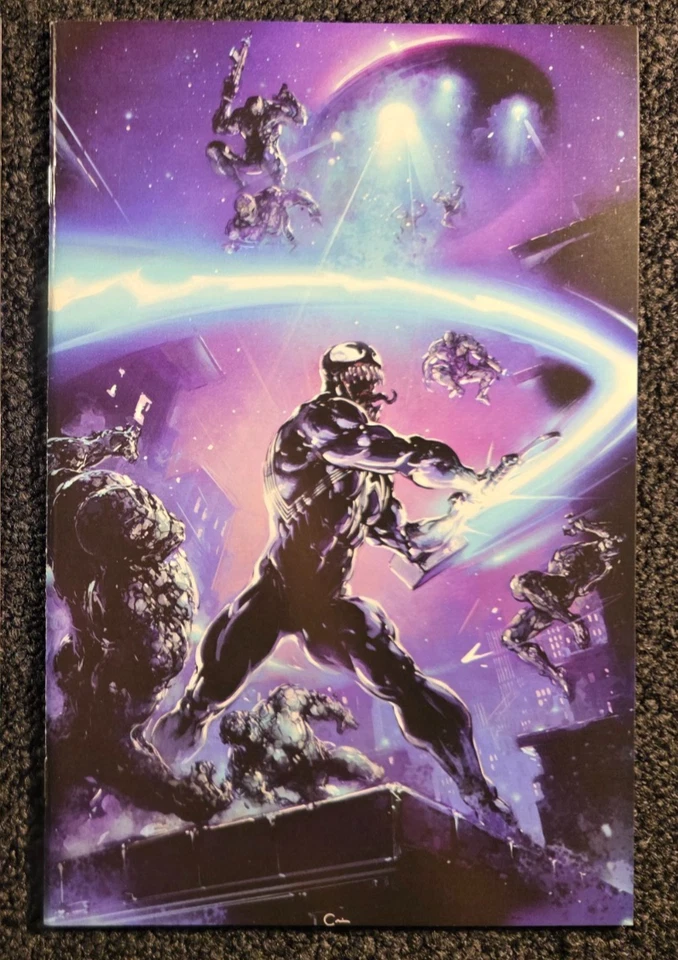 THE WAR OF THE REALMS 1 VARIANT Clayton CRAIN VIRGIN Marvel Comics Venom - Image 1 of 2