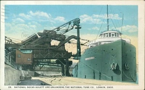 Lorain, OH: seltene Ansichtskarte, National Docks Hulett Ore Unloaders Tube - Ohio - Bild 1 von 2
