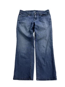 Ann Taylor 6 original Blue jeans Womens 33x24.5 Short great - Picture 1 of 15