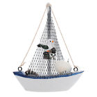 Wood Sailing Model Sailboat Decoration Nautical Party Favor Gifts
