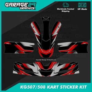 KG507/508 KART STICKER KIT - DART - COLOUR 2 - CUSTOMISABLE - Picture 1 of 3