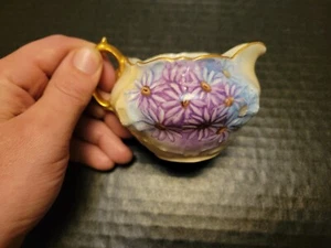 Crema flores pintadas a mano Rosenthal envío gratuito a EE. UU. - Imagen 1 de 6