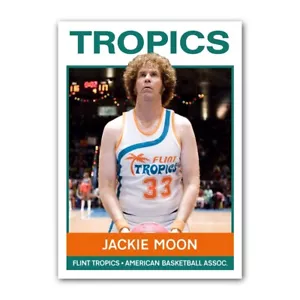 Semi-Pro Will Ferrell Jackie Moon ACEO Basket Novità Carta da visita Ristampa - Foto 1 di 4