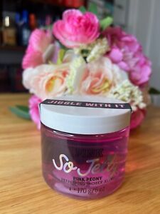 Victoria's Secret rose so jelly douche rafraîchissante lavage gelée rose pivoine 6 onces NEUF