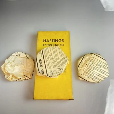 Juego de anillos de pistón Hastings NOS E-232X para Chevrolet, GMC, Pontiac 1965 - 1969 Foto 1 de 3