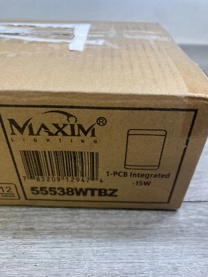 Maxim Lighting 55538WTBZ Linear-15W 1 LED Wall Sconce-7 Inches wide by 10 inches - Image 1 of 3