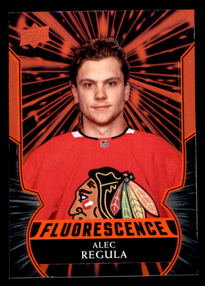2020-21 Upper Deck Fluorescence Red #F31 Alec Regula (ref 225931) - Image 1 of 2