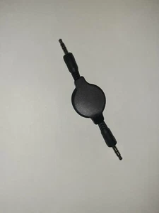 NEW Retractable 3.5mm AUX Cord Male to Male Stereo Audio Cable iPod MP3 Car USA - Picture 1 of 7