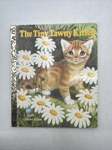 The Tiny Tawny Kitten By Barbara Hazen 1975 Little Golden Book - Photo 1/9