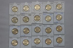 🧭 🇺🇸 USA PRESIDENTIAL DOLLARS 2010-2011 - 20 COINS WITH PROOFS B72 #16 - Picture 1 of 2