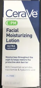 3 Pack CeraVe PM Facial Moisturizing Lotion (i8)