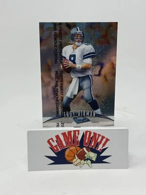 1998 Topps Finest Football Troy Aikman Unpeeled Card #220 - Image 1 of 2