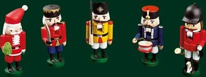 Nussknacker Nußknacker Nutcracker Soldat in Gelb Erzgebirge Weihnachten 14103 - Bild 1 von 1