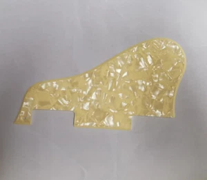 For Gibson Jazz Archtop ES 335 Short Guitar Pickguard Scratch Plate, Cream Pearl - Picture 1 of 7