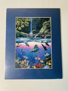 Christian Riese Lassen Infinite Way Matted Art Print Hawaii Ready to Frame - Picture 1 of 4